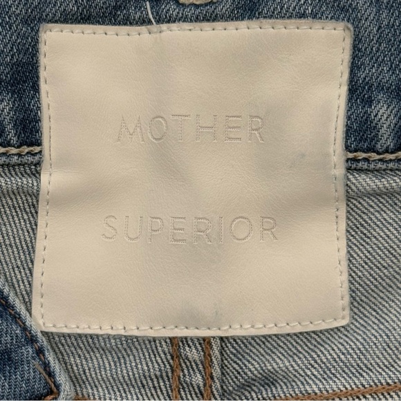 Mother Superior Scrapper Ankle Jeans Wicked Wild Calling Size 27 Distressed - Picture 8 of 14